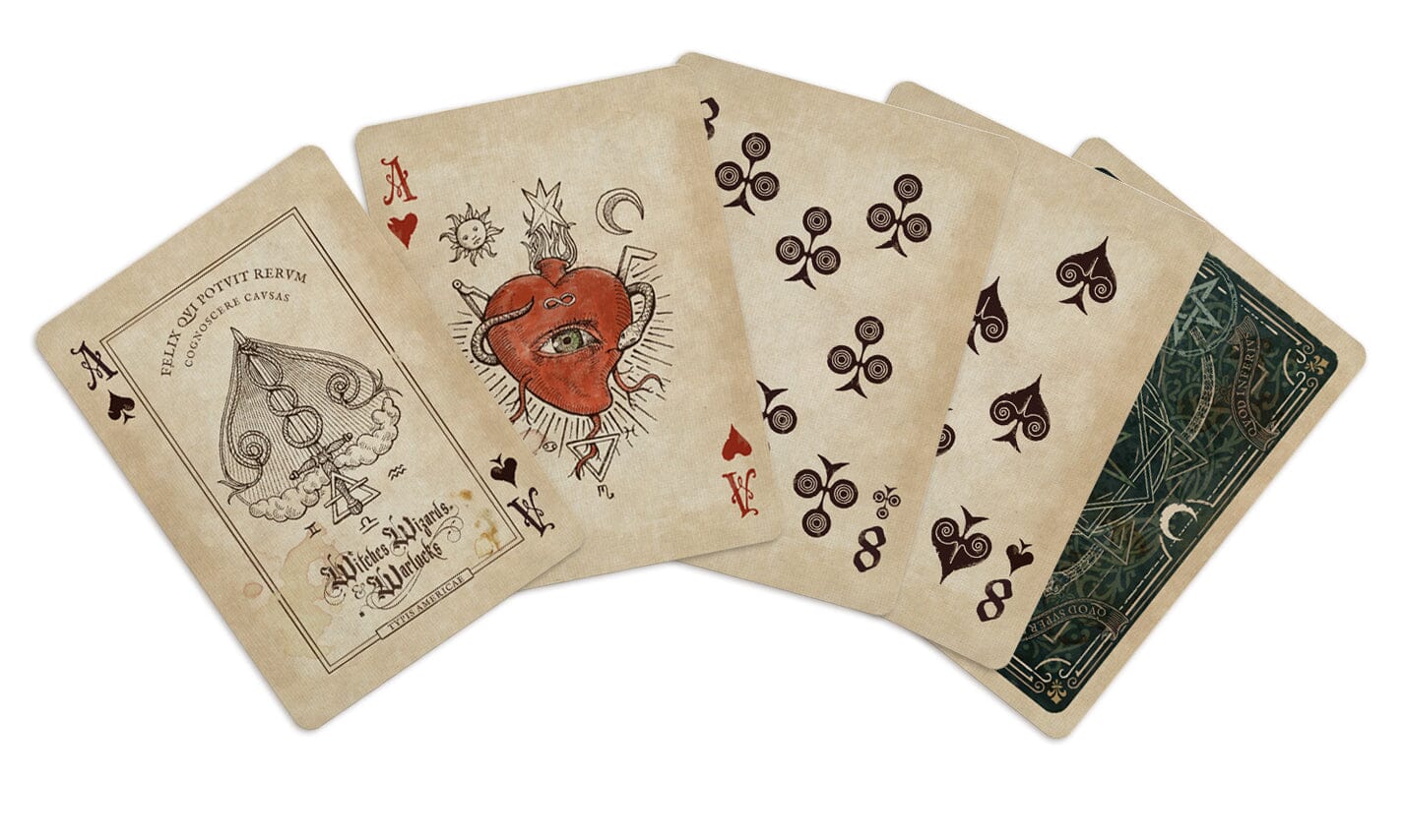 Bicycle Wizards, Witches & Warlocks Playing Cards Gent Supply Co.