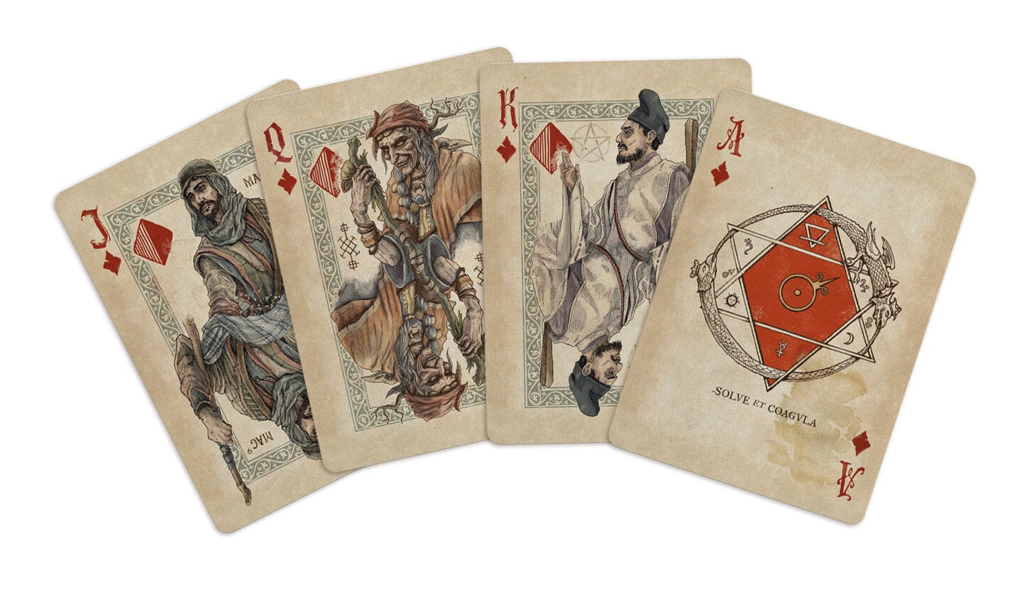 Bicycle Wizards, Witches & Warlocks Playing Cards Gent Supply Co.