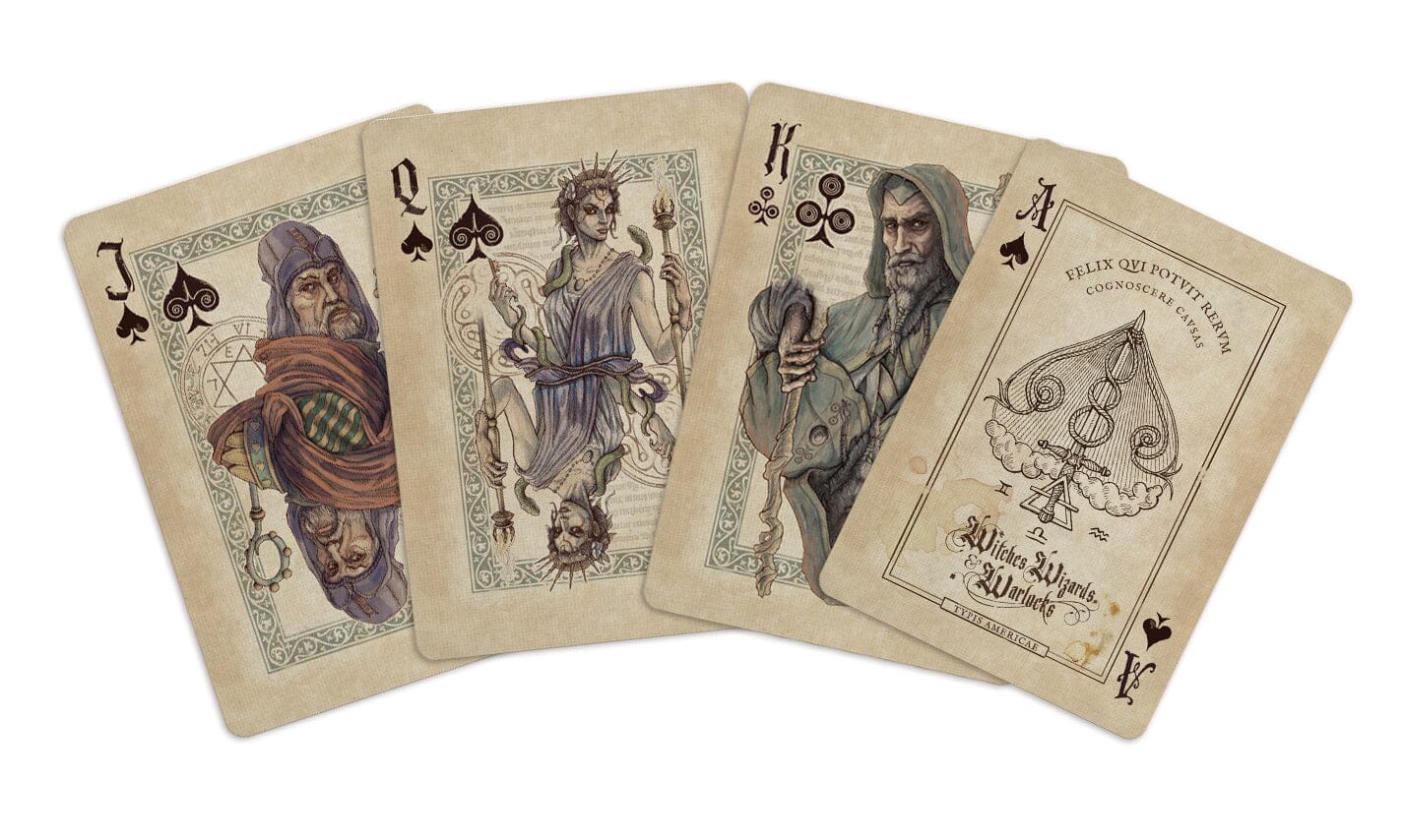 Bicycle Wizards, Witches & Warlocks Playing Cards Gent Supply Co.