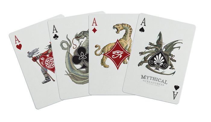 Bicycle Mythical Creatures Playing Cards Gent Supply Co.