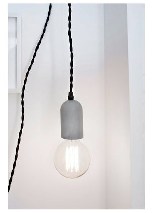 Concrete Pendant Lamp Gent Supply Co. 