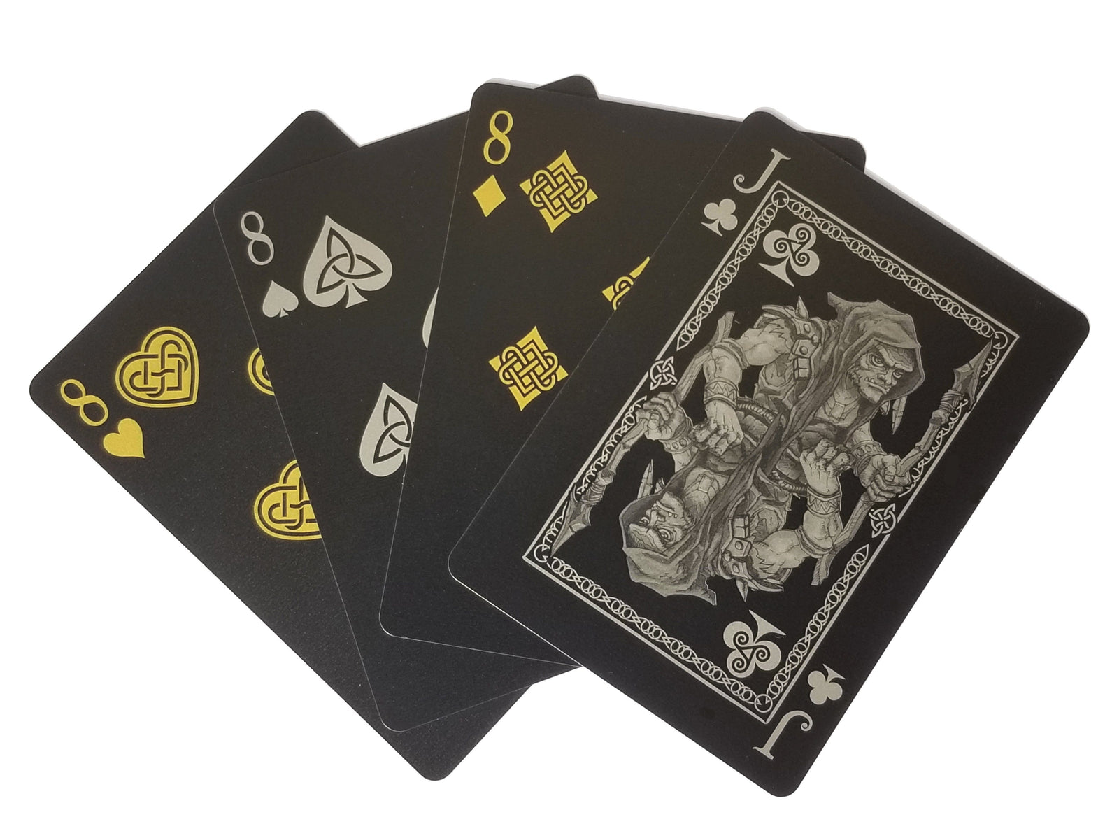 Creatures of The Fae Playing Cards Black, Gold & Silver Edition Gent Supply Co.