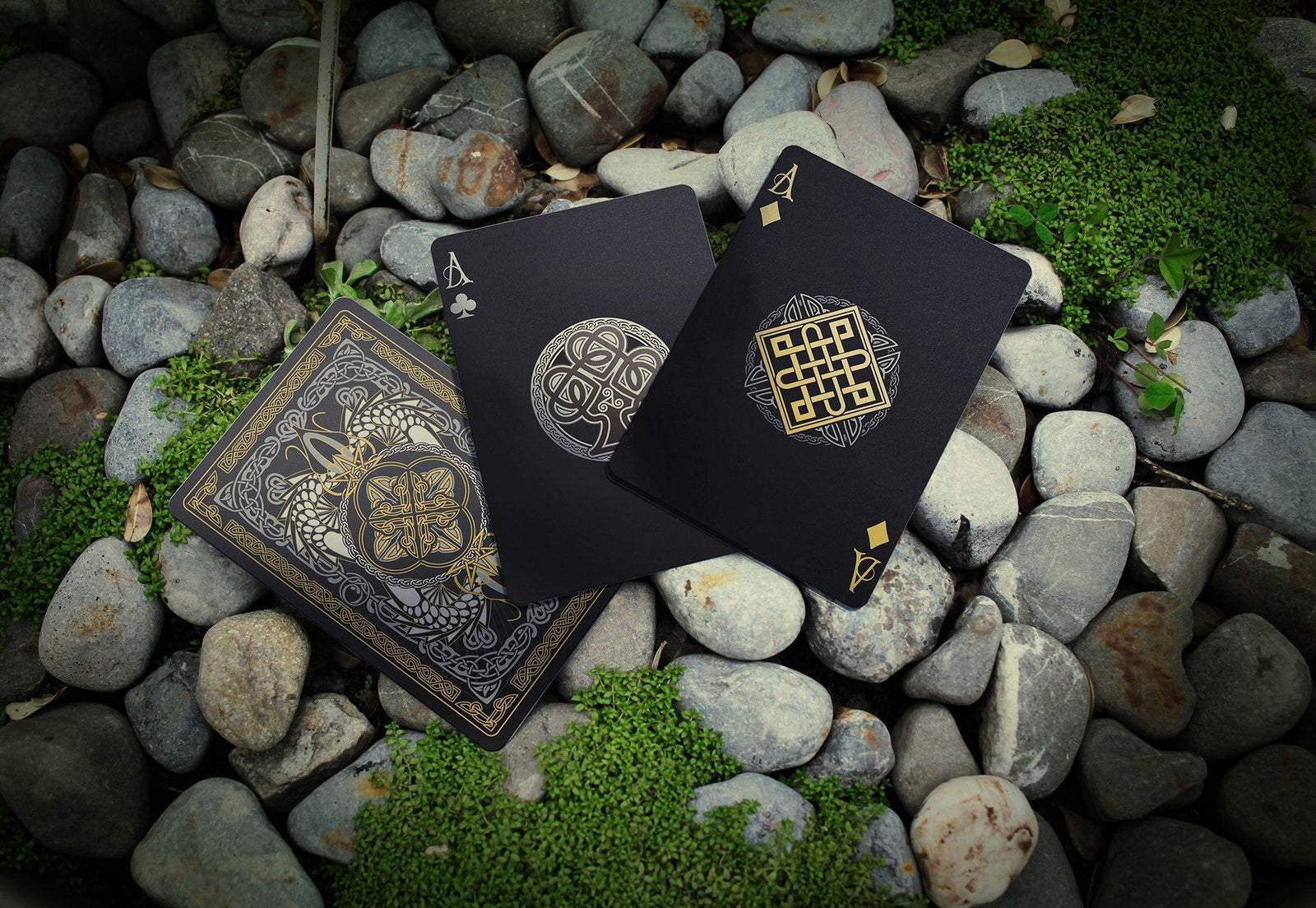 Creatures of The Fae Playing Cards Black, Gold & Silver Edition Gent Supply Co.
