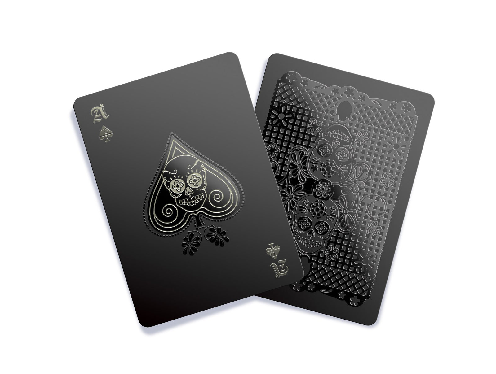 Day of The Dead Playing Cards - Gold, Silver & Black Edition Gent Supply Co.