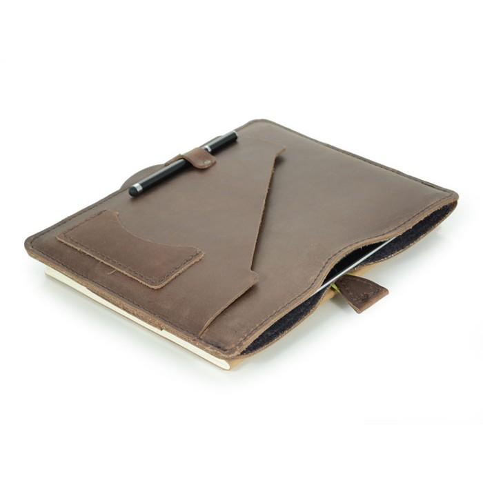 Leather iPad Portfolio Rustico