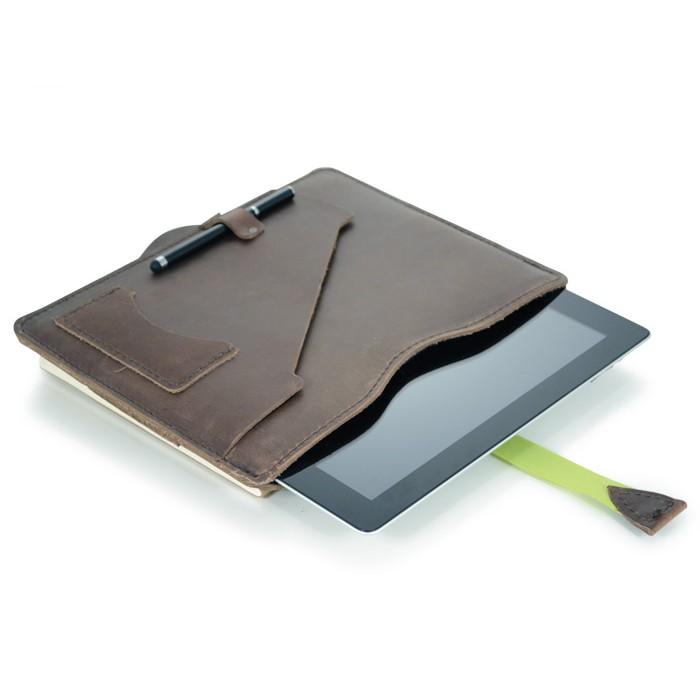 Leather iPad Portfolio Rustico