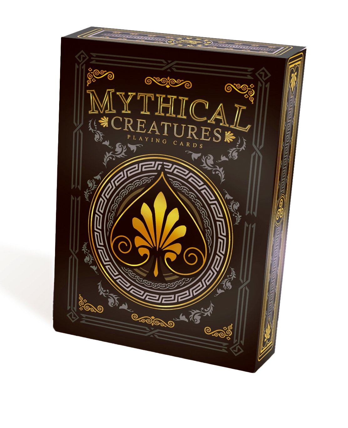 Mythical Creatures Playing Cards - Black Silver & Gold Edition Gent Supply Co.