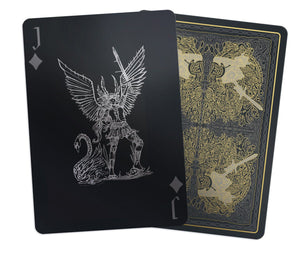 Valkyrie Playing Cards Black, Gold & Silver Edition Gent Supply Co. 