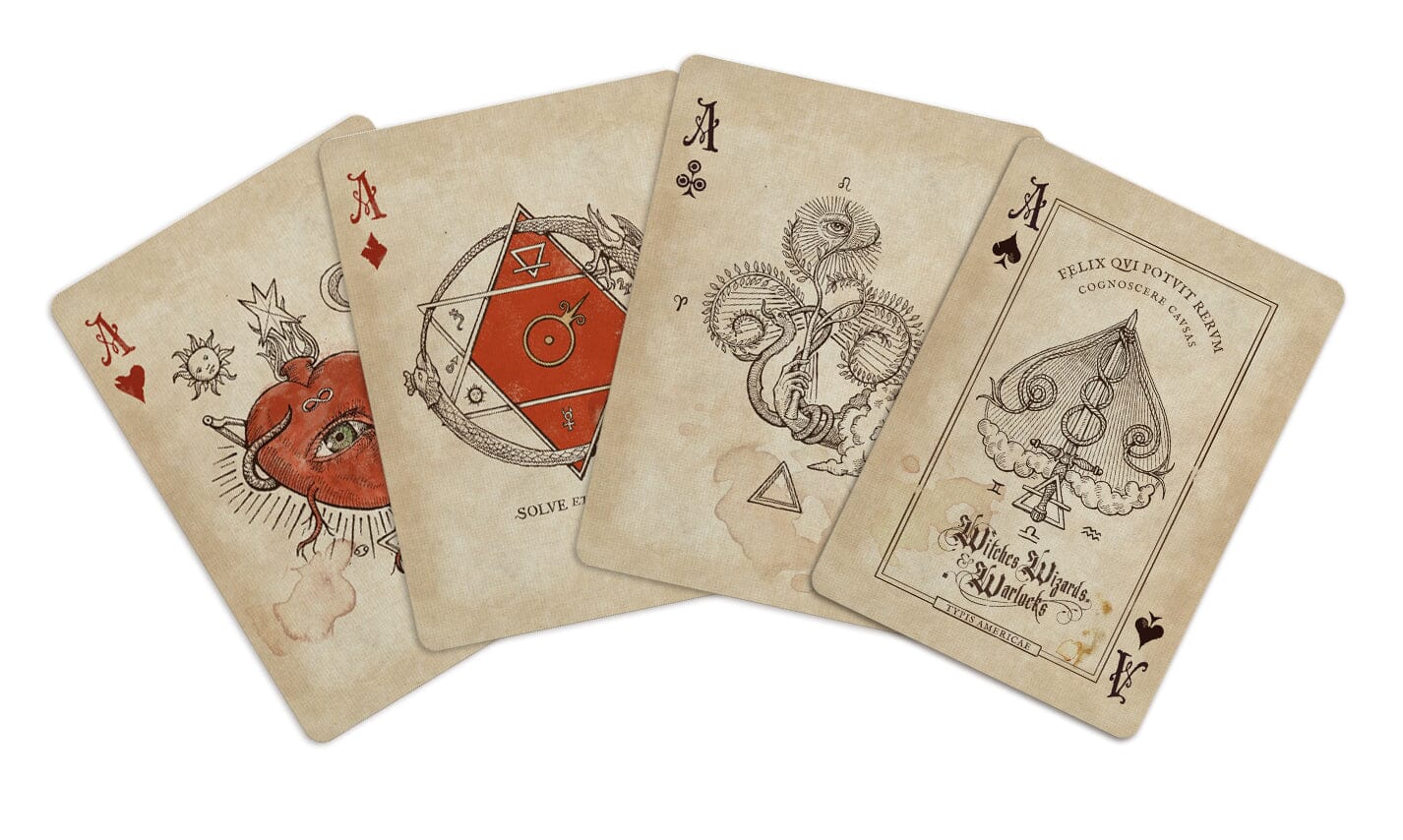 Bicycle Wizards, Witches & Warlocks Playing Cards Gent Supply Co. 