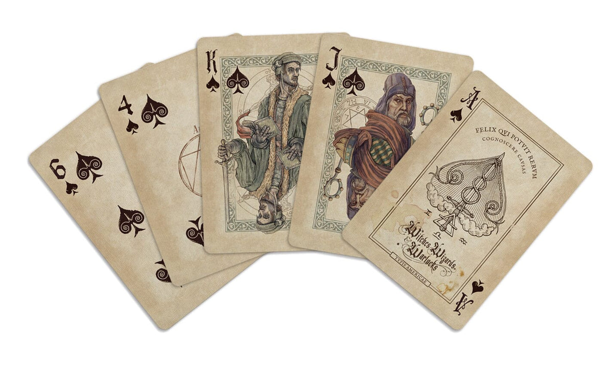Bicycle Wizards, Witches & Warlocks Playing Cards Gent Supply Co. 