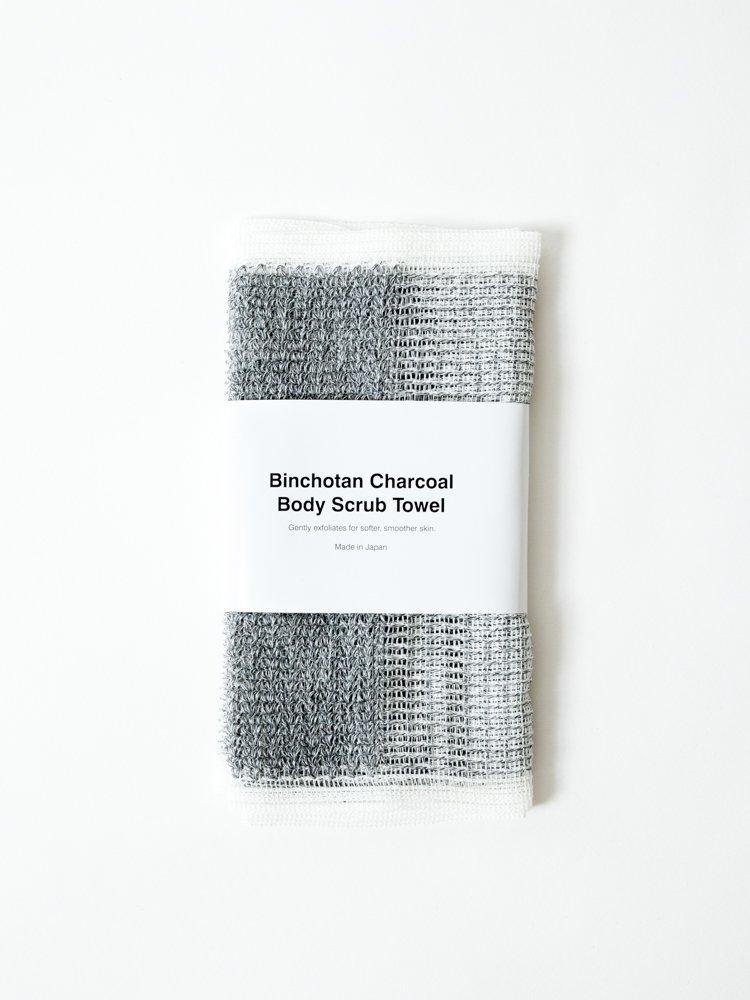 Binchotan Charcoal Body Scrub Towel Gent Supply Co. 