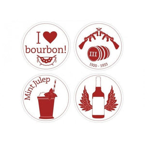Bourbon Lover Coasters (Set of 12) Teroforma 
