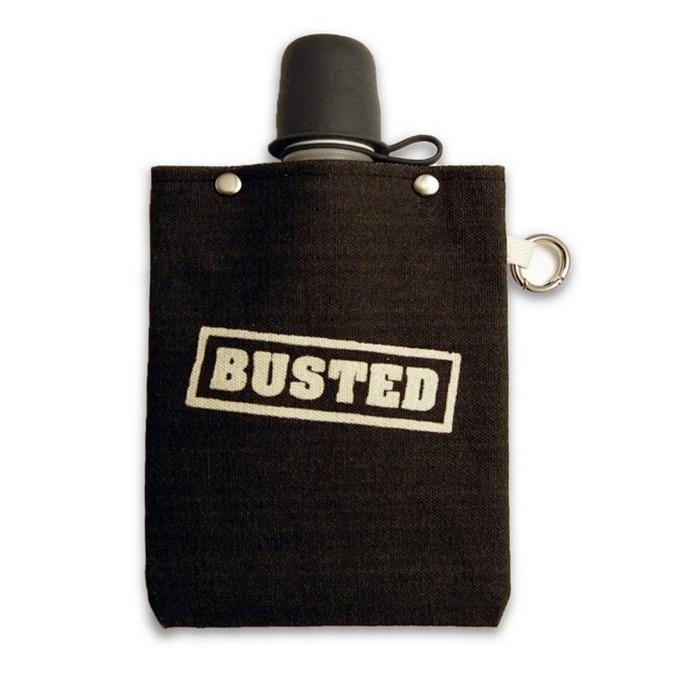 Busted Canvas Flask tote + able 