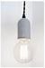 Concrete Pendant Lamp Gent Supply Co. 