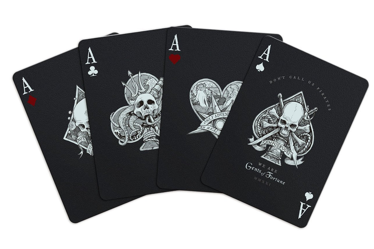 Gents of Fortune Playing Cards Black Flag Edition Gent Supply Co. 