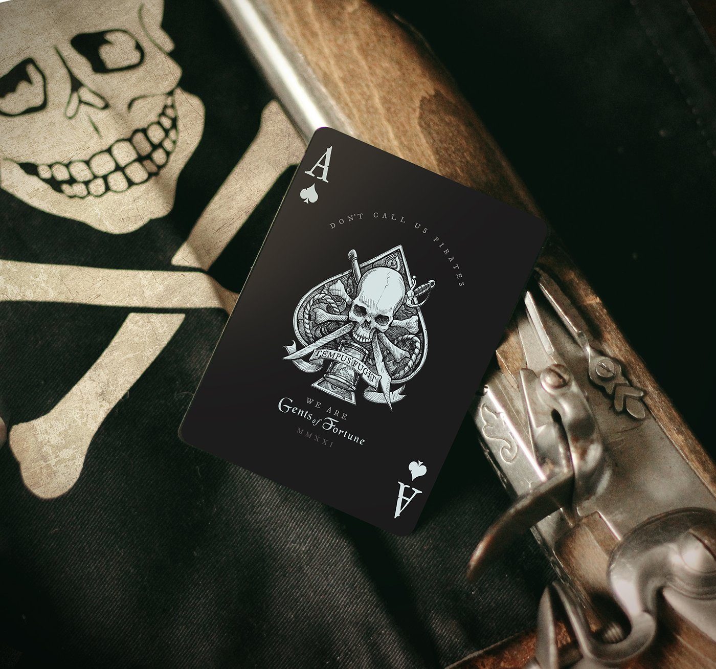 Gents of Fortune Playing Cards Black Flag Edition Gent Supply Co. 