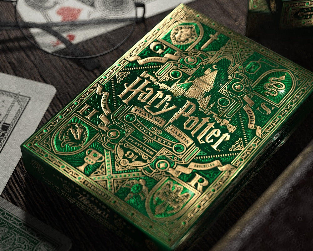 Harry Potter Green Slytherin Playing Cards - Gent Supply Co.