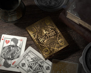 Harry Potter Yellow Hufflepuff Playing Cards Gent Supply Co. 