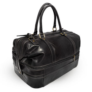 Leather Adventure Duffel with Shoe Compartment by Gent Supply Co. Gent Supply Co. 