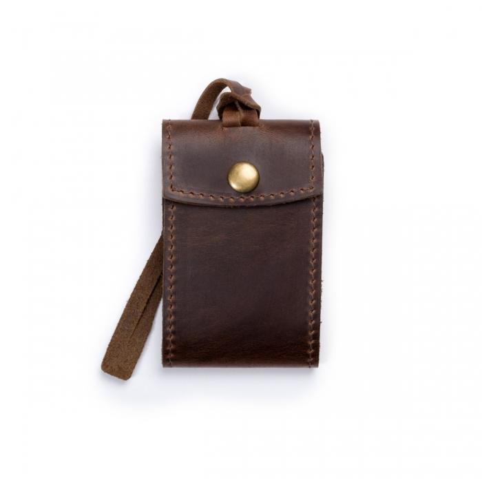 Leather Security Luggage Tag Rustico 