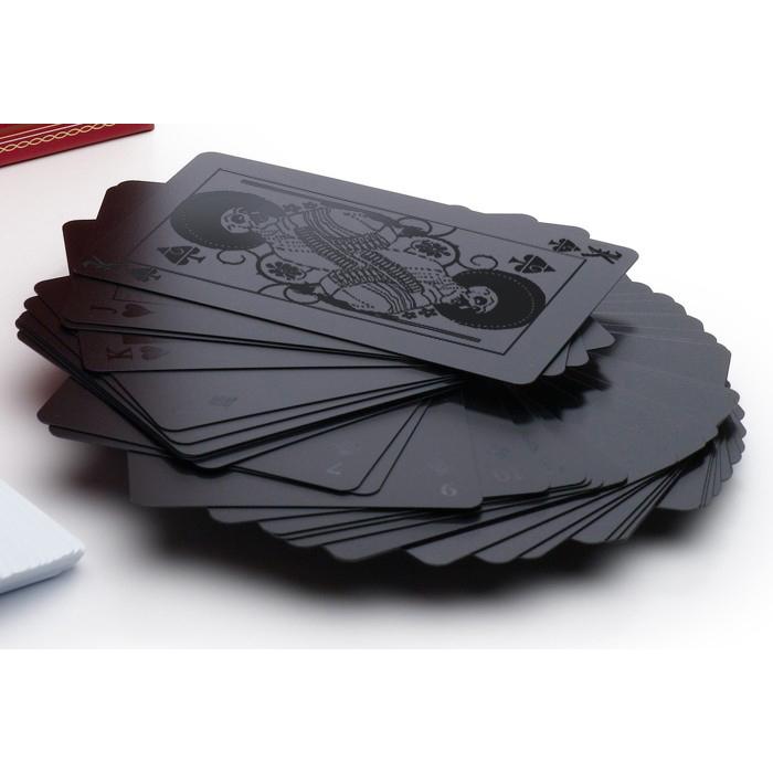 Monochromatic Black Playing Cards Gent Supply Co. 