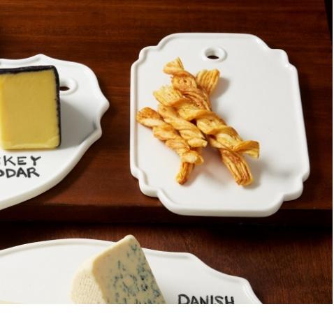 Rectangualar Cheese Plate with Erasable Pencil Gent Supply Co. 