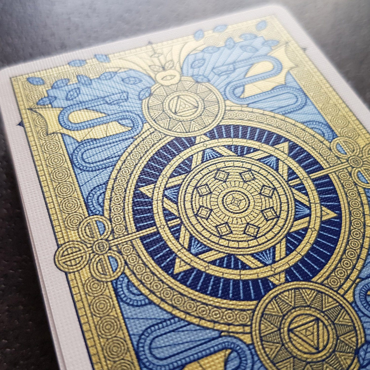 SINS Blue Mentis Playing Cards Gent Supply Co. 