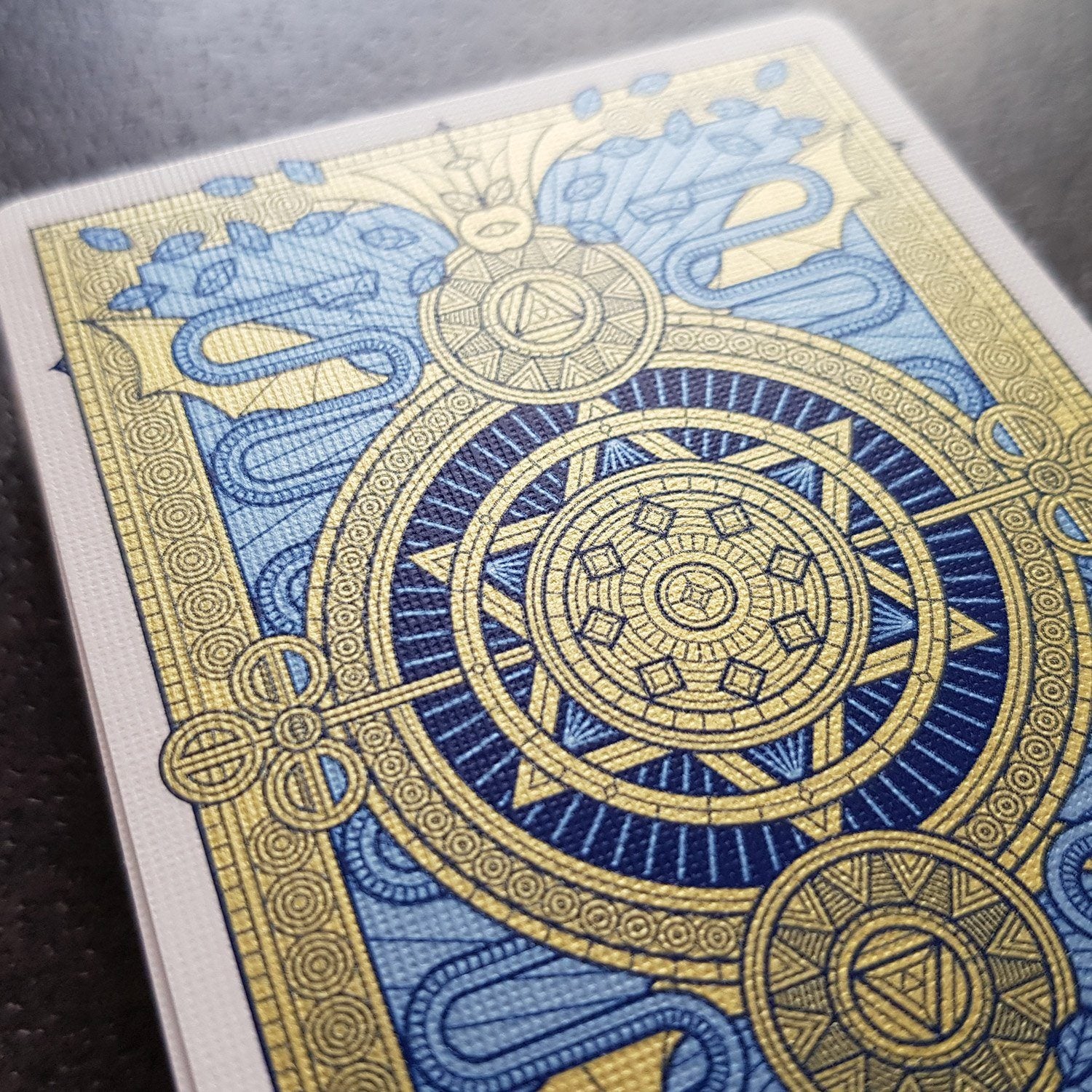 SINS Blue Mentis Playing Cards Gent Supply Co. 