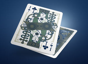 SINS Blue Mentis Playing Cards Gent Supply Co. 