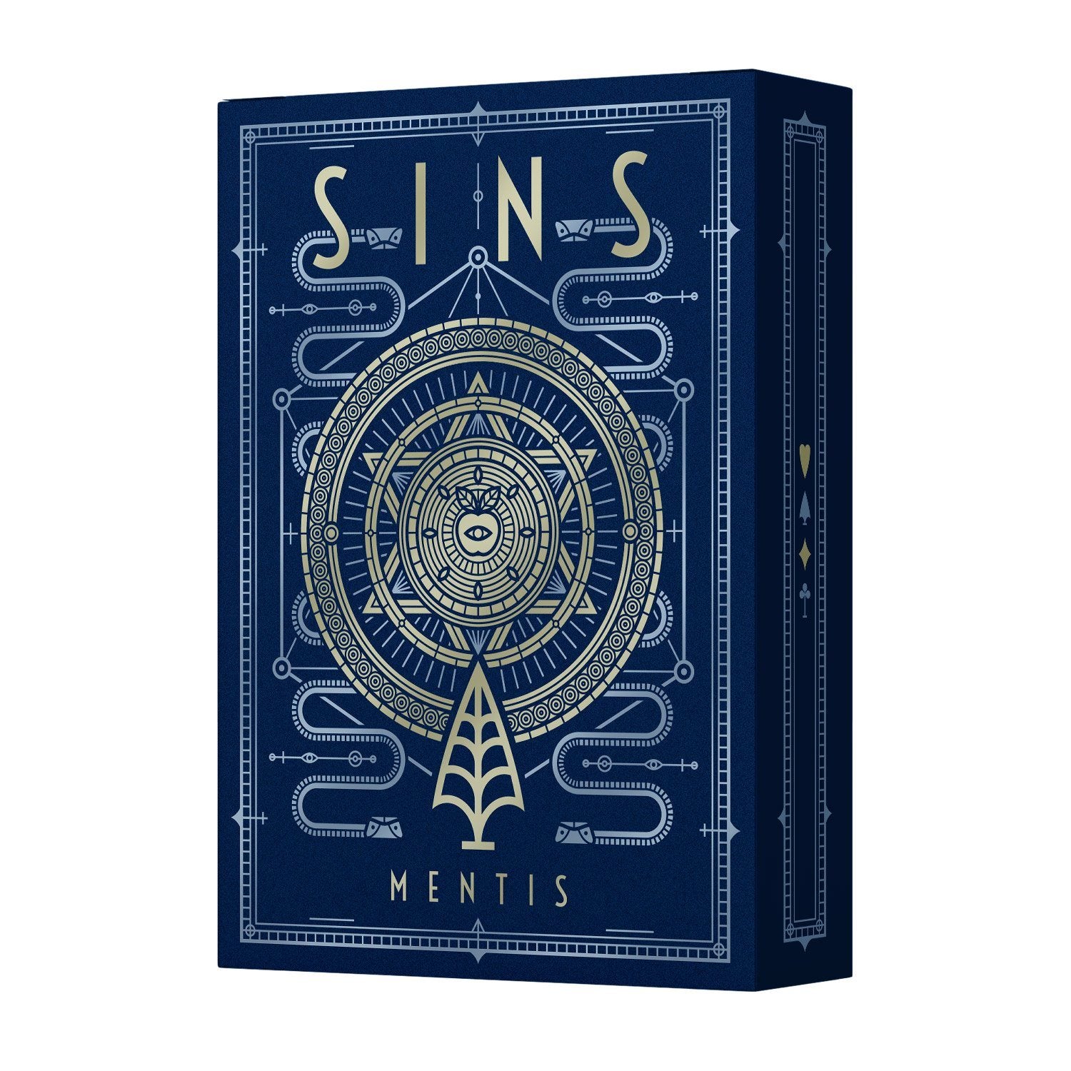 SINS Blue Mentis Playing Cards Gent Supply Co. 