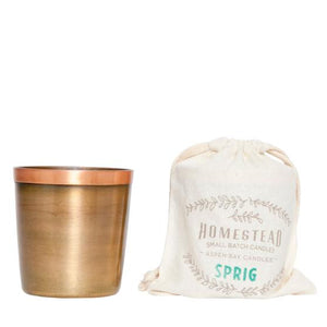 Sprig Copper Cup Candle Gent Supply Co. 