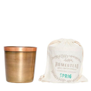 Sprig Copper Cup Candle Gent Supply Co. 