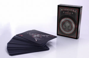 Warriors of Asia Playing Cards Black PVC Edition Gent Supply Co. 